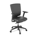 Cloud Ergo Leather Executive Chair with Arms Black