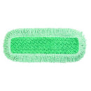 Rubbermaid Microfiber Fringed Dust Mop Pad 18in Green