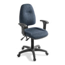 Spectrum 3 Task Chair High Back 3 Lever With Arms Keylargo Navy