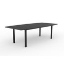 Cubit Boardroom Table 2400x1200 Black / Black
