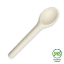 BioPak Spoon Compostable Bagasse Sugarcane 150mm Pack 50