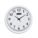 Carven Wall Clock Glass Face Round 45cm White