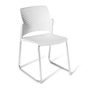 Punch Chair Sled Base White