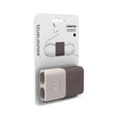 BlueLounge Cableclip Large Light Grey/Dark Grey