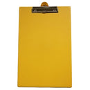 OSC Clipboard PVC Single Foolscap Yellow
