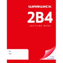 Warwick 2B4 Lecture Book Hard Cover 7mm Ruled 230 x 180mm 94 Leaf