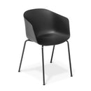 Max Tub Chair 4 Leg Black