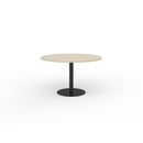 Polo Meeting Table 1200 Dia Nordic Maple Top Black Frame