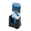 Deflecto Recycled Brochure Holder Single Pocket DLE Black