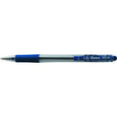 Pentel Wow Ballpoint Pen Retractable BK420 Medium 1.0mm Blue Box 12