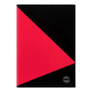 Marbig Notebook Ruled A5 200 Pages Red & Black
