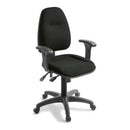 Spectrum 3 Task Chair High Back 3 Lever With Arms Quantum Black