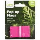 Icon Adhesive Flags Pop-Up 25 x 45mm Pink Pack 50