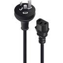 Alogic 2m Aus 3 Pin Wall To Iec C13 Male To Female