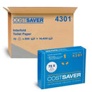 Costsaver Toilet Tissue 1 Ply Interfold - 200 Sheets per Pack