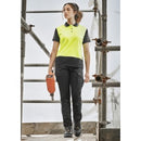 Syzmik Womens Essential Stretch Cargo Pant Basic 16 Black