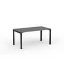 Cubit Desk 1500wx800d Silver Top / Black Frame