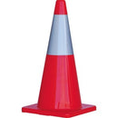 Pro Choice Traffic Cone PVC 700mm Orange With Reflective Tape