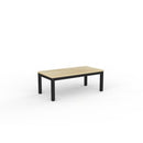 Cubit Coffee Table 1200Wx600D Oak Top / Black Frame