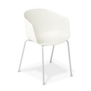 Max Tub Chair 4 Leg White