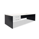 Sonic Straight Desk w/ Drawers 1500Wx800Dmm White Top / Charcoal Frame
