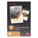 GBC Binding Covers Clear A3 250 Micron Clear Pack 25