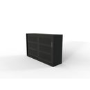 Proceed Tambour Cabinet Slider 1600Wx1020Hmm Black