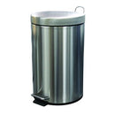 Compass Stainless Steel Pedal Bin Round 12L