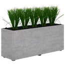 Block Planter 1600lx600h Oak/Cured Concrete