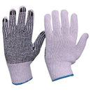Knitted Poly/cotton With PVC Dots Glove Mens Large/Extra-Large