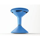 Jari Stool Blue Upholstered Seat Blue Base Height Adjustable 400mm - 500mm