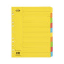 Icon Dividers Cardboard Reinforced 10 Tab Extra Wide Coloured