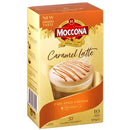 Moccona Cafe Classic Caramel Latte Sachet 137g Pack 10