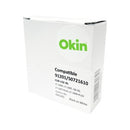 Okin Compatible LetraTag Labelling Tape 12mm x 4m Black On White