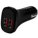 Startech Car Charger Dual-port USB 24W 4.8A Black