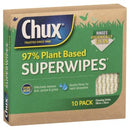 Chux Superwipe Cleaning Cloth 97% Plant Based Pack 10