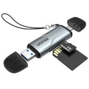 Unitek 2-in-1 SD 3.0 Dual USB-A & USB-C Connectors Card Reader