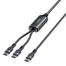 Unitek 2-in-1 USB-C Cable with Dual Connectors