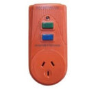 Filta Residual Current Device With Socket Orange