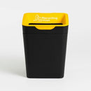 Method Recycling Bin Open Lid 20L Yellow Mixed Recycling