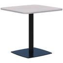 Classic Square Table 800x800 Silver Strata/Black