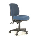 Roma Task Chair 3 Lever Mid Back Dark Blue No Arms