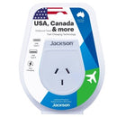 Jackson Slim Outbound 1x Usb-a And 1x Usb-c Travel Adaptor Use In Us Can