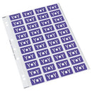 Codafile Lateral File Labels Alpha Letter Y 25mm Pack 200