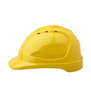 V9 Hard Hat Vented Pushlock Harness Yellow Each