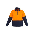 Syzmik Day Only Fleece Jumper Orange/Navy Medium
