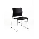 CSXpress One Sled Meeting / Visitor Chair Black