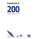 Warwick Writing Pad Ruled A4 200 Leaf
