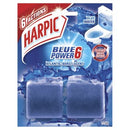 Harpic Blue Power Toilet Cleaner Cistern Block Atlantic Burst Pack 2