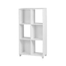 Zealand Cubby Hole 6 Cube 800(w)x300(d)x1250(h)mm 18mm Melamine PanelWhite